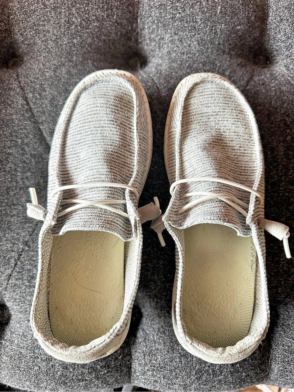 Hey Dude Wendy Sox Gray Sneakers